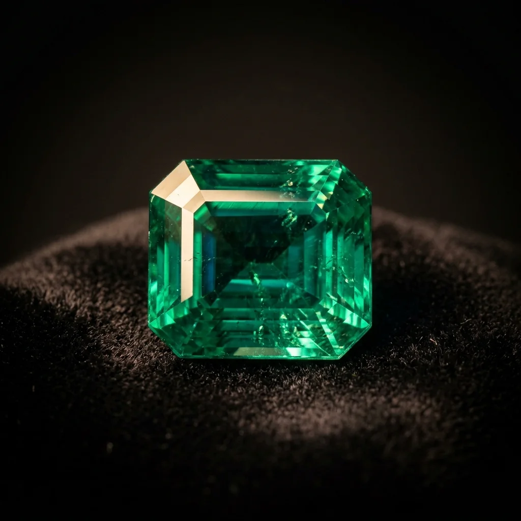 Vivid Green Colombian Emerald — Muzo, Colombia